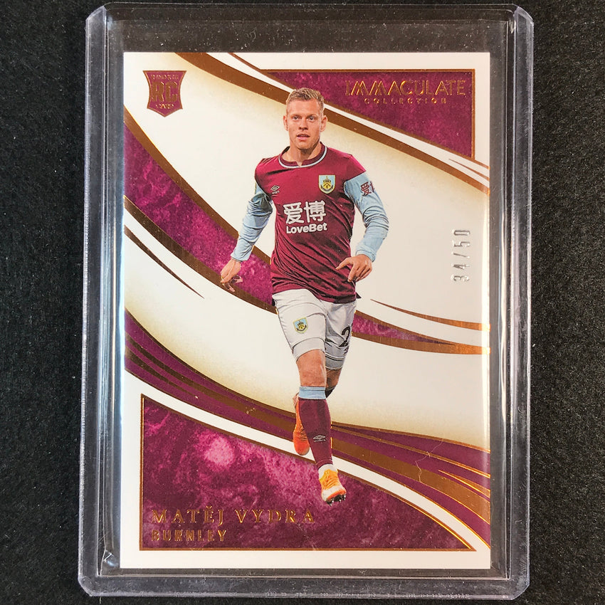 2020 Immaculate Matej Vydra Rookie Base Copper Bronze 34/50