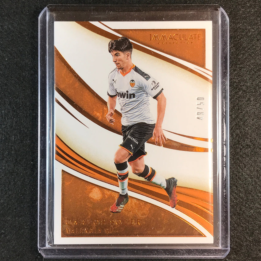 2020 Immaculate Carlos Soler Base Copper Bronze 48/50