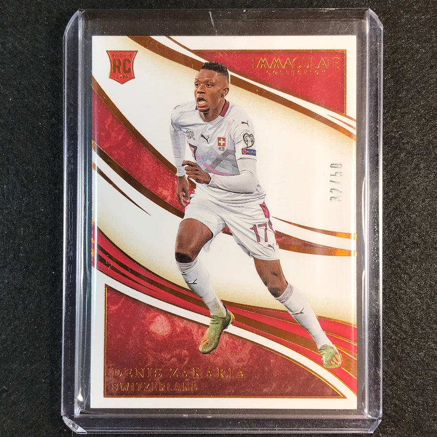 2020 Immaculate Denis Zakaria Rookie Base Copper Bronze 32/50