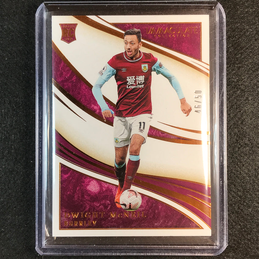2020 Immaculate Dwight Mcneil Rookie Base Copper Bronze 46/50
