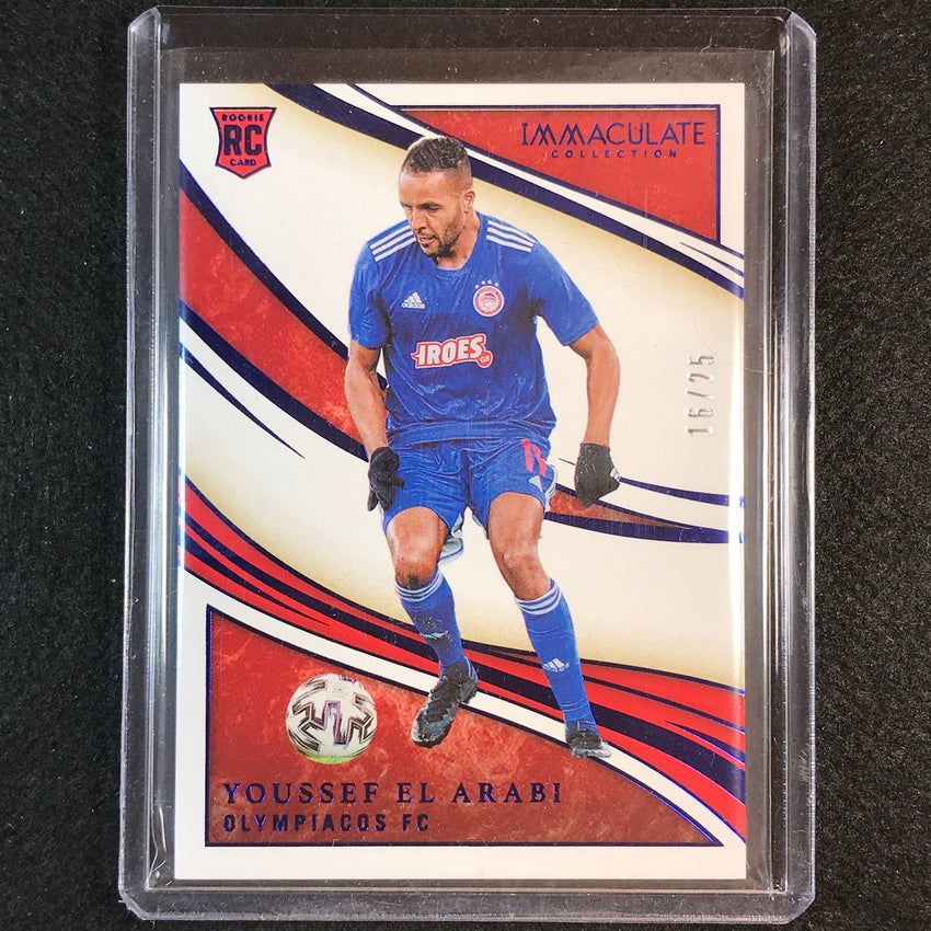 2020 Immaculate Youssef El Arabi Rookie Base Sapphire 15/25