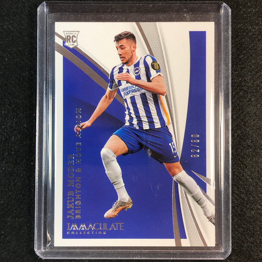 2021 Immaculate Jakub Moder Rookie Base Silver 62/80