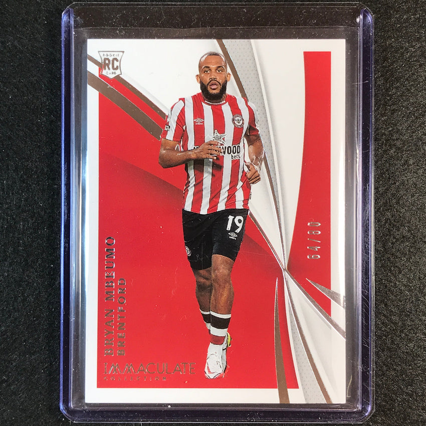 2021 Immaculate Bryan Mbeumo Rookie Base Silver 64/80