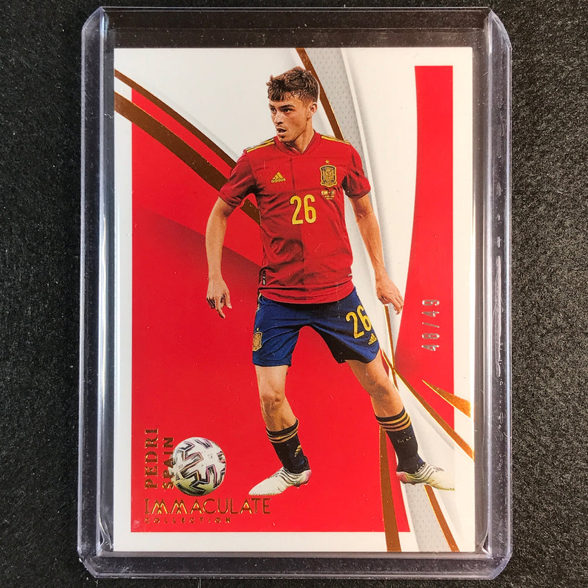 2021 Immaculate Pedri Base Copper Bronze 48/49