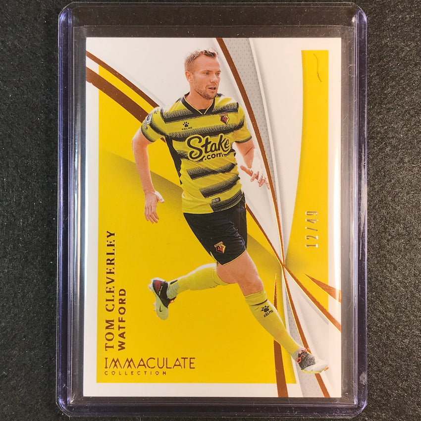 2021 Immaculate Tom Cleverley Base Copper Bronze 12/49
