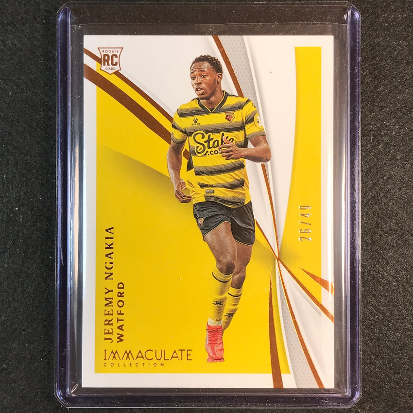 2021 Immaculate Jeremy Ngakia Rookie Base Copper Bronze 26/49