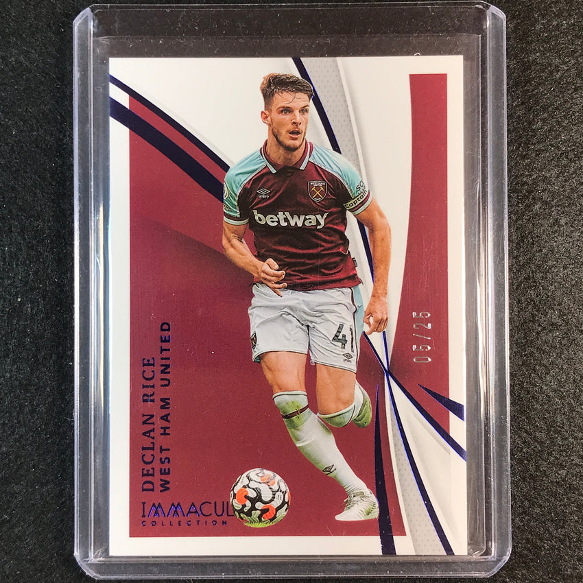 2021 Immaculate Declan Rice Base Sapphire 5/25