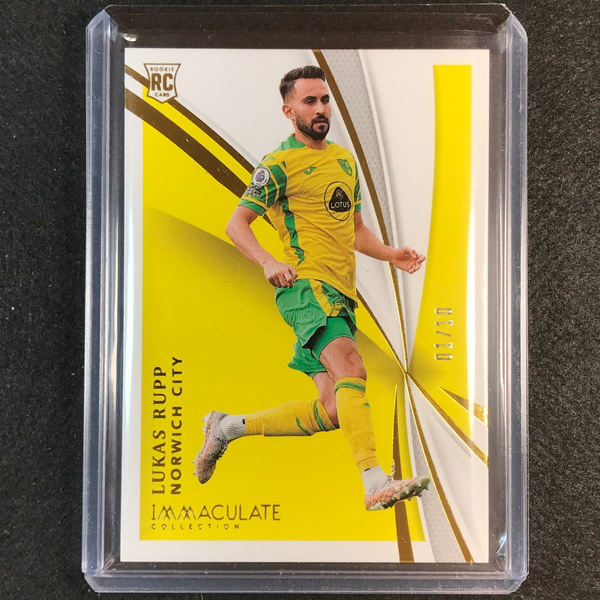 2021 Immaculate Lukas Rupp Rookie Base Gold 1/10