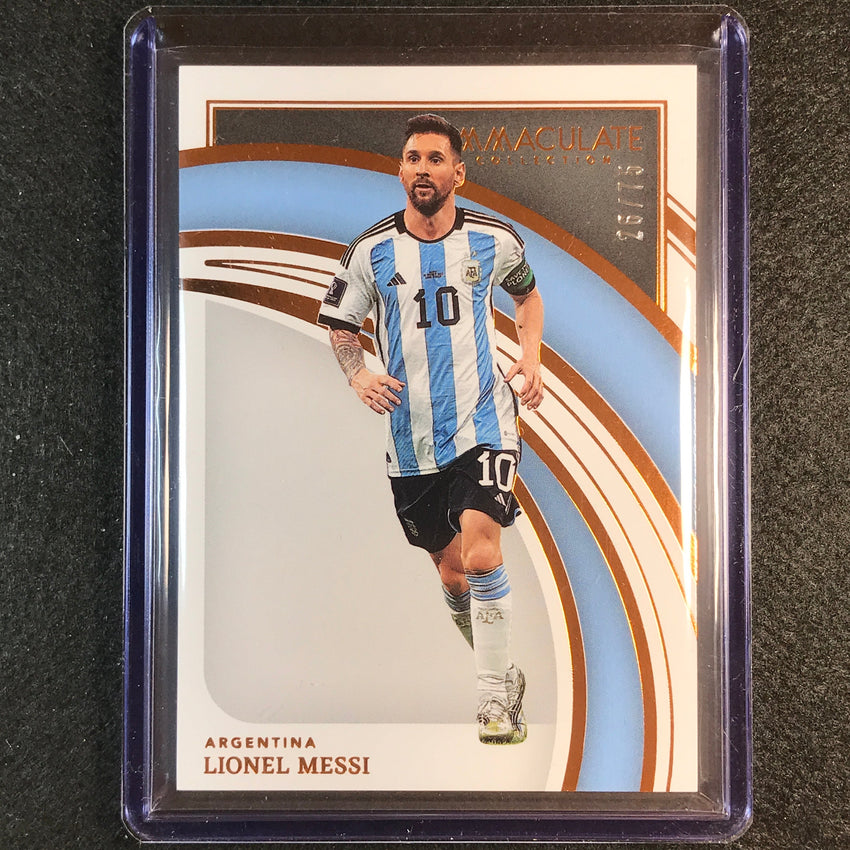2022-23 Immaculate Lionel Messi Base Copper Bronze 26/75