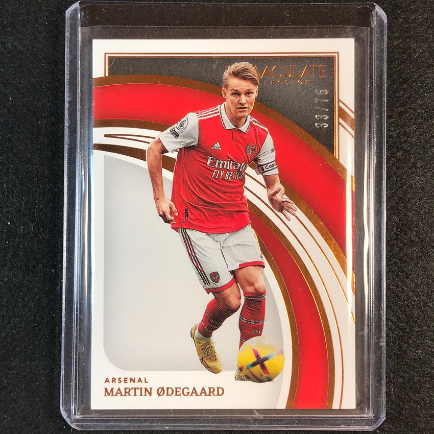 2022-23 Immaculate Martin Odegaard Base Copper Bronze 33/75