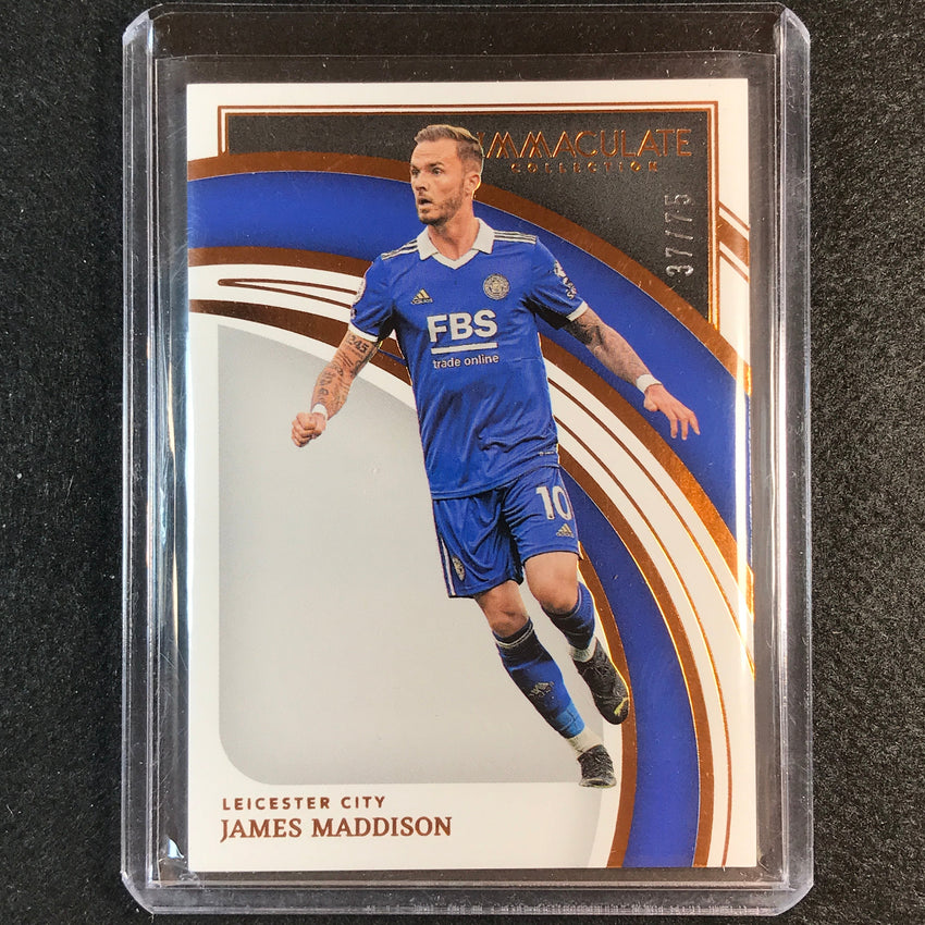2022-23 Immaculate James Maddison Base Copper Bronze 37/75