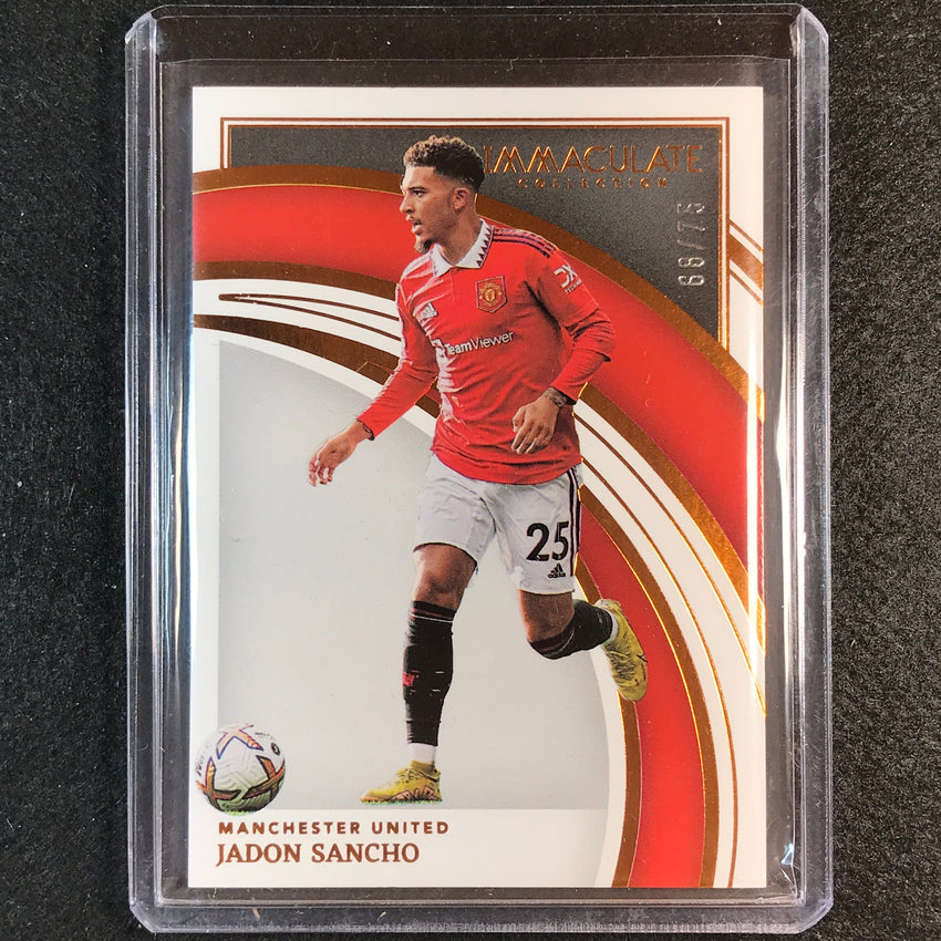2022-23 Immaculate Jadon Sancho Base Copper Bronze 68/75