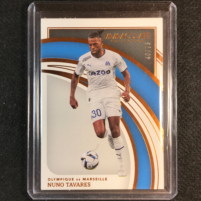 2022-23 Immaculate Nuno Tavares Base Copper Bronze 40/75