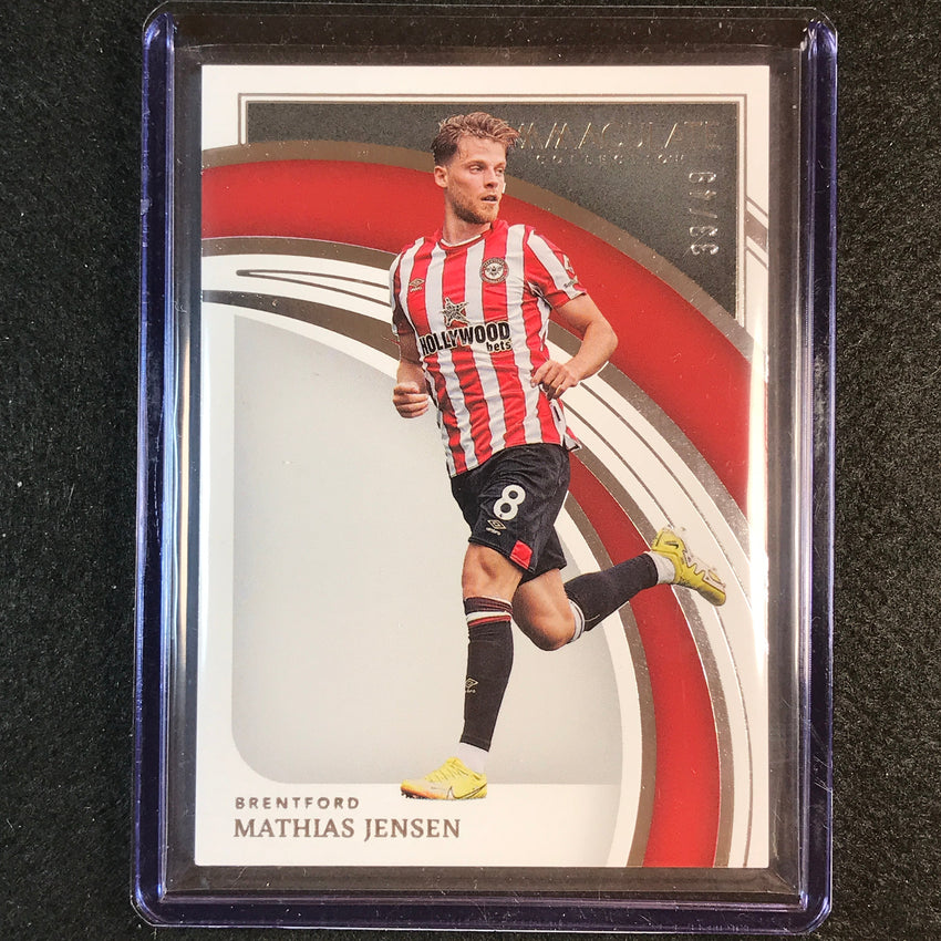 2022-23 Immaculate Mathias Jensen Base Silver 33/49