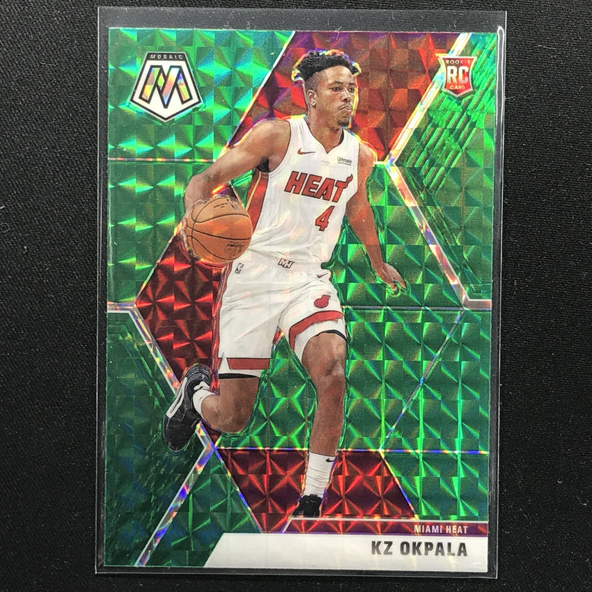 2019-20 Mosaic KZ OKPALA Mosaic Green Prizm Rookie #210-Cherry Collectables