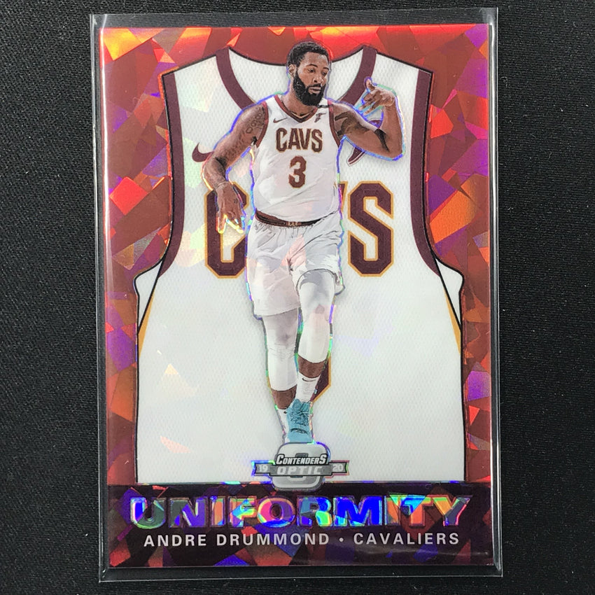 2019-20 Contenders Optic ANDRE DRUMMOND Uniformity Red Ice #8-Cherry Collectables