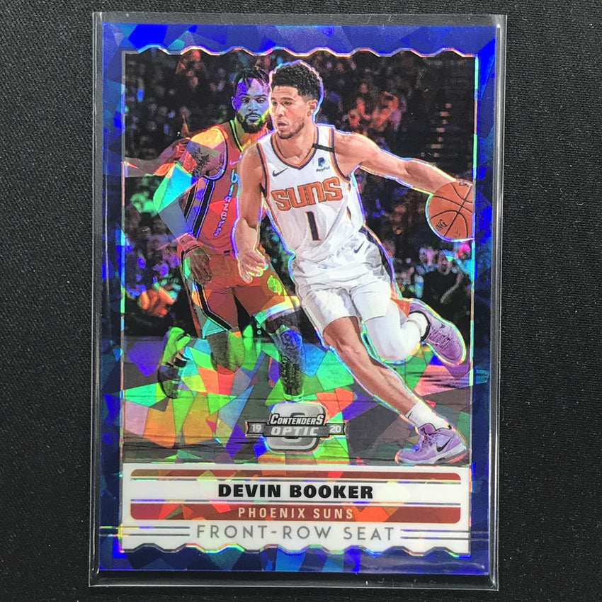 2019-20 Contenders Optic DEVIN BOOKER Front Row Seat Blue Ice #20-Cherry Collectables
