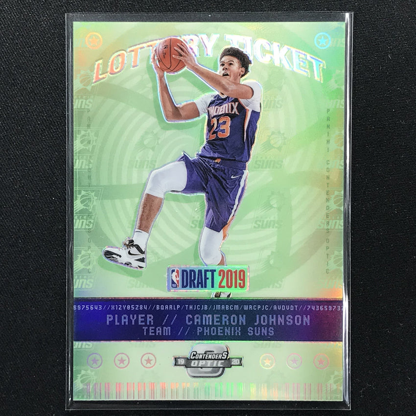 2019-20 Contenders Optic CAMERON JOHNSON Lottery Ticket Rookie #11-Cherry Collectables