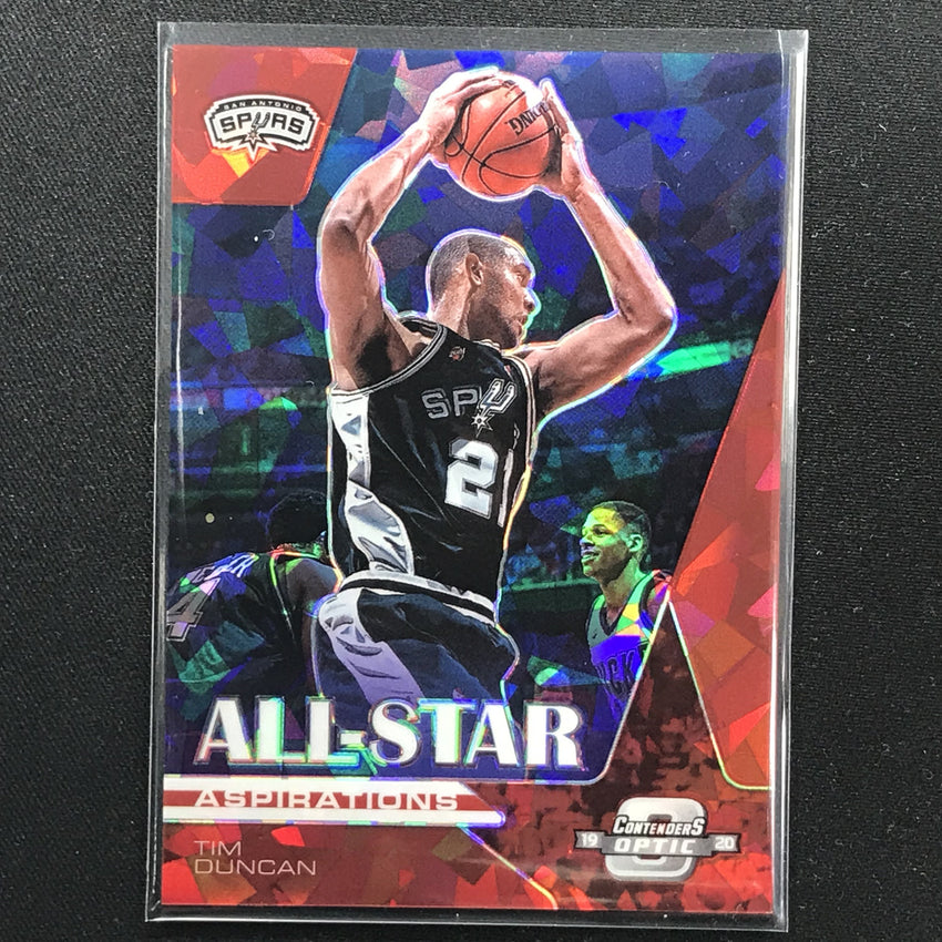 2019-20 Contenders Optic TIM DUNCAN All Star Aspirations Red Ice #1-Cherry Collectables
