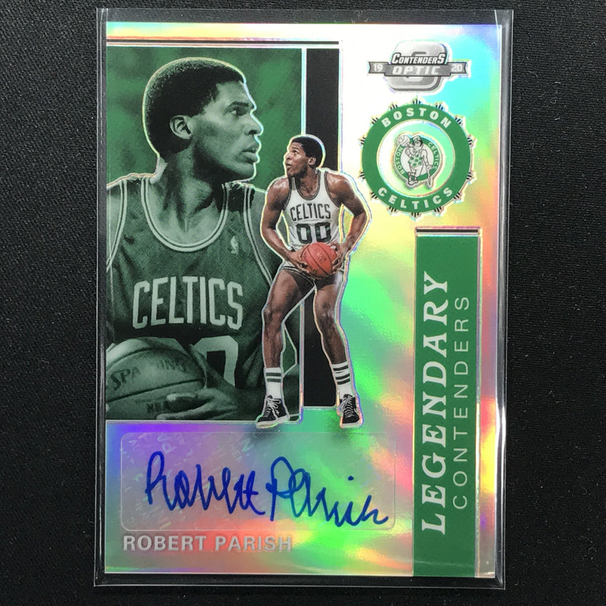 2019-20 Contenders Optic ROBERT PARISH Legendary Silver Auto 38/125-Cherry Collectables