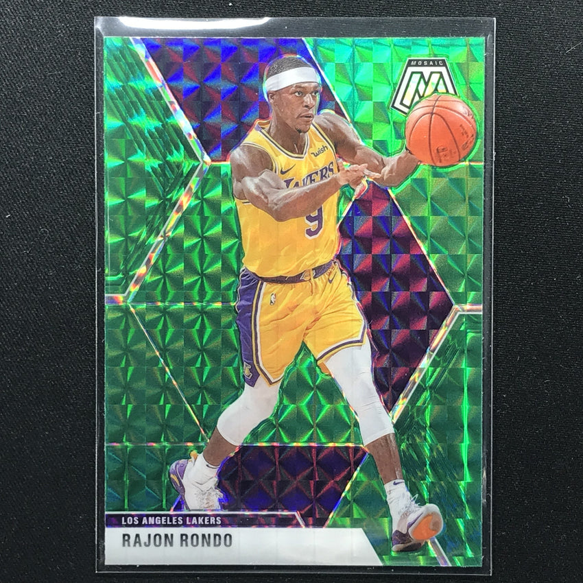 2019-20 Mosaic RAJON RONDO Mosaic Green Prizm #196-Cherry Collectables
