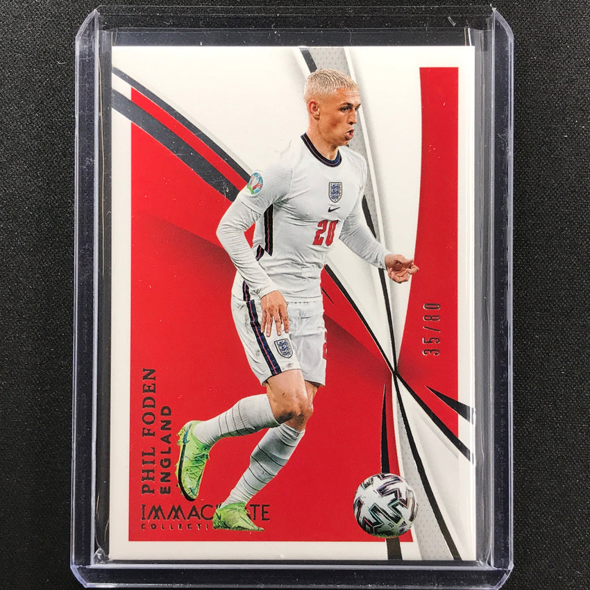 2021 Immaculate Phil Foden England Base 35/80