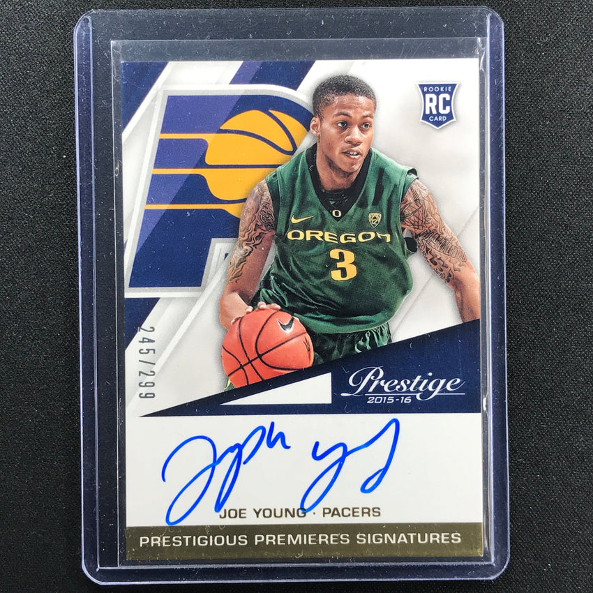 2015-16 Prestige Joe Young Prestigious Premieres Signatures Auto 245/299