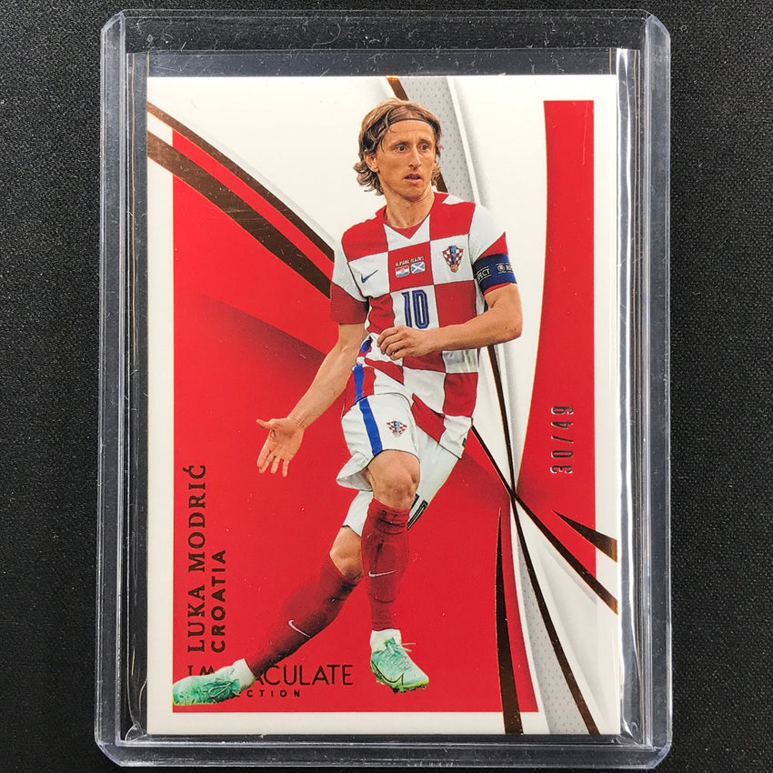 2021 Immaculate Luka Modric Croatia Base Bronze 30/49