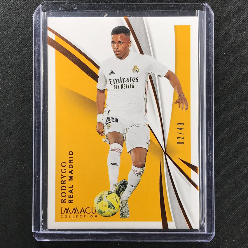 2021 Immaculate Rodrygo Base Bronze 2/49
