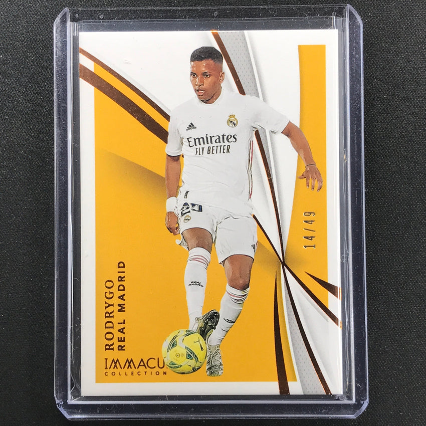 2021 Immaculate Rodrygo Base Bronze 14/49