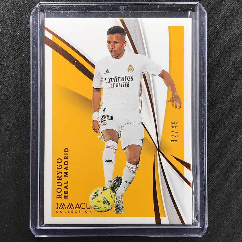 2021 Immaculate Rodrygo Base Bronze 32/49