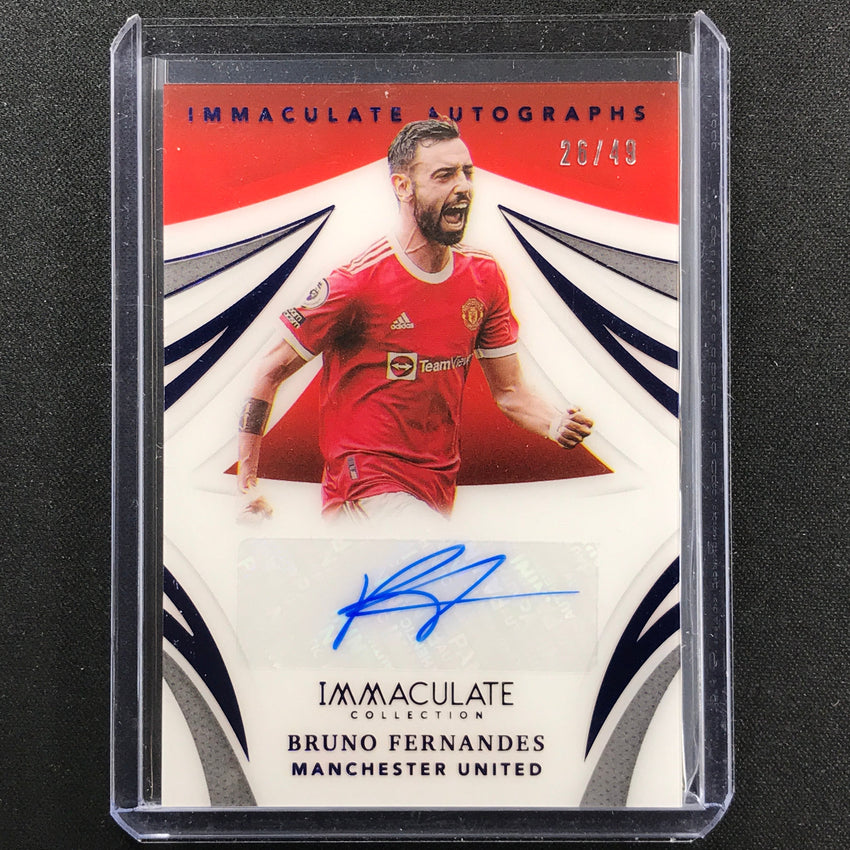 2021 Immaculate Bruno Fernandes Immaculate Auto Acetate Sapphire 26/49