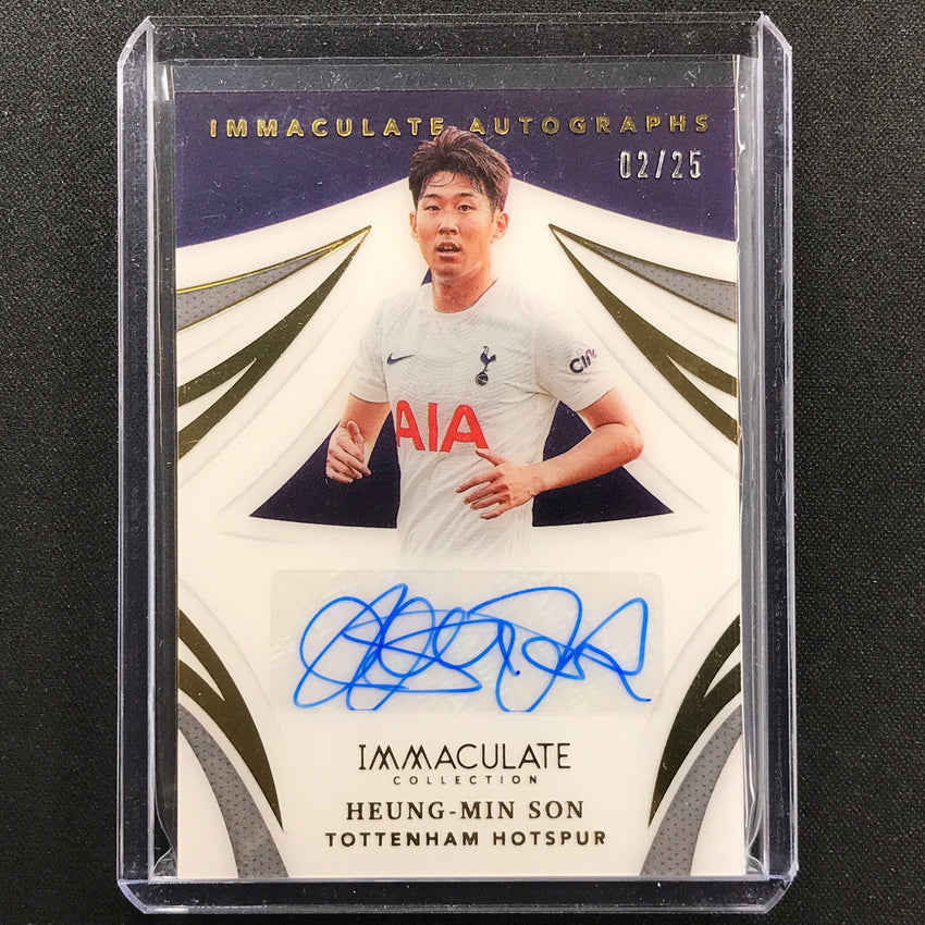 2021 Immaculate Heung-min Son Immaculate Auto Acetate Gold 2/25