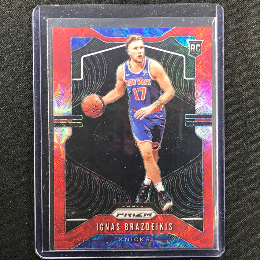 2019-20 Prizm IGNAS BRAZDEIKIS Rookie Choice Red Scope 26/88 #284