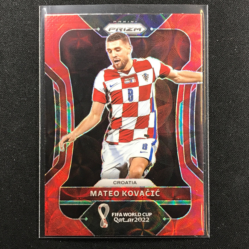 2022 Prizm FIFA World Cup Qatar MATEO KOVACIC Choice Red Scope #65