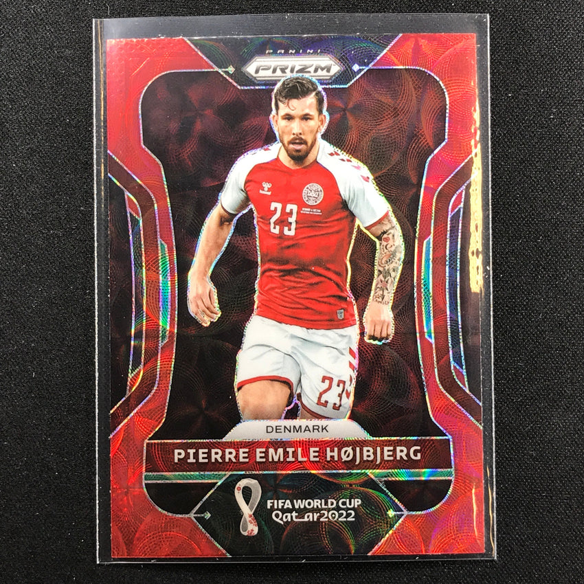 2022 Prizm FIFA World Cup Qatar PIERRE EMILE HOJBJERG Choice Red Scope #75