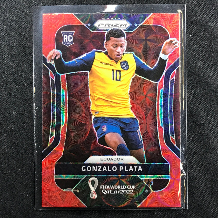 2022 Prizm FIFA World Cup Qatar GONZALO PLATA Rookie Choice Red Scope #79