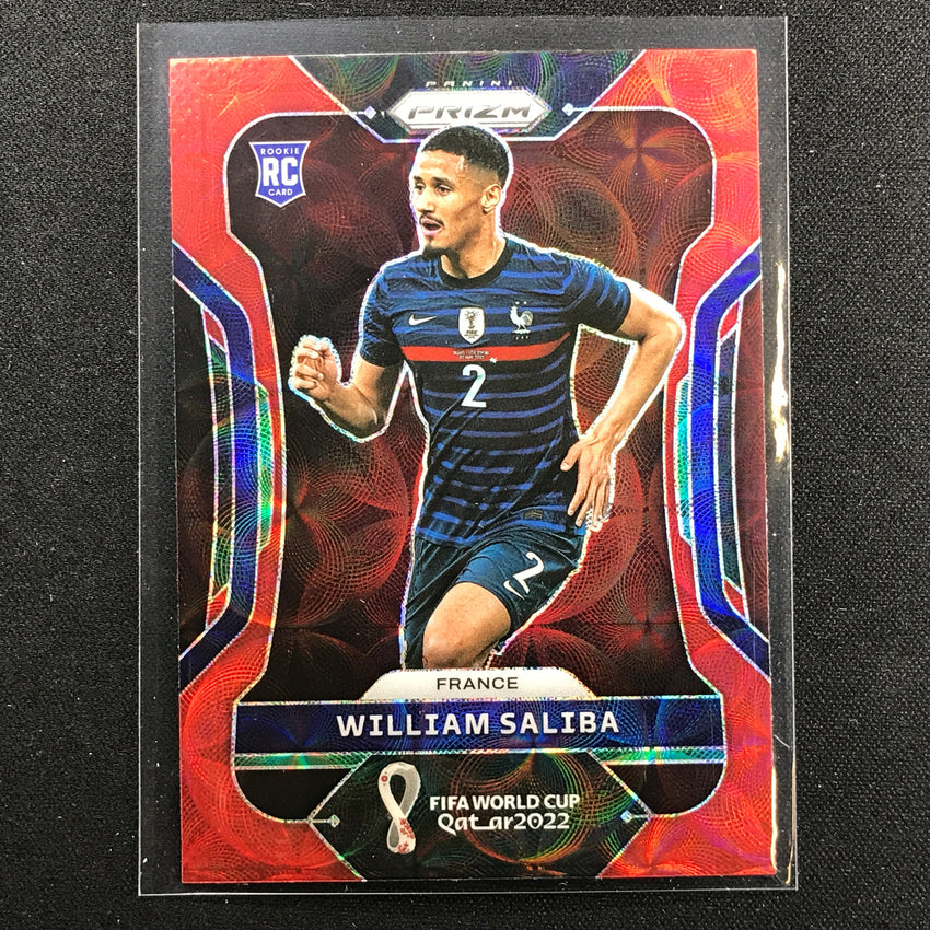 2022 Prizm FIFA World Cup Qatar WILLIAM SALIBA Rookie Choice Red Scope #106