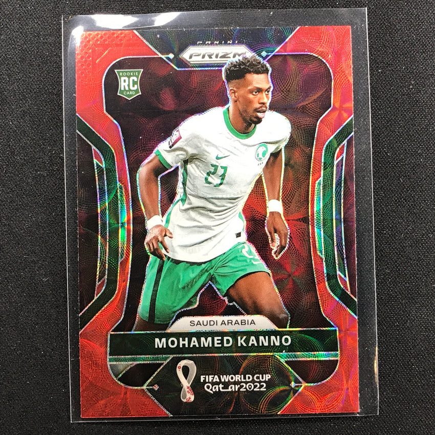 2022 Prizm Fifa World Cup Qatar Mohamed Kanno Rookie Choice Red Scope No 214
