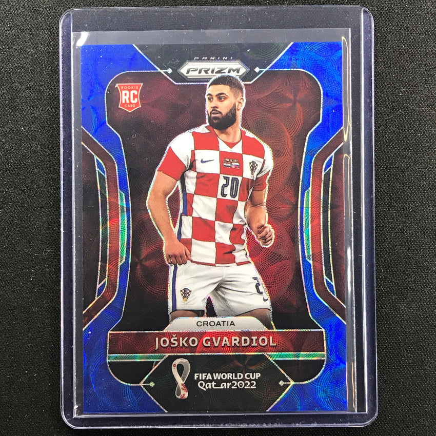 2022 Prizm Fifa World Cup Qatar Josko Gvardiol Rookie Choice Blue 37/135