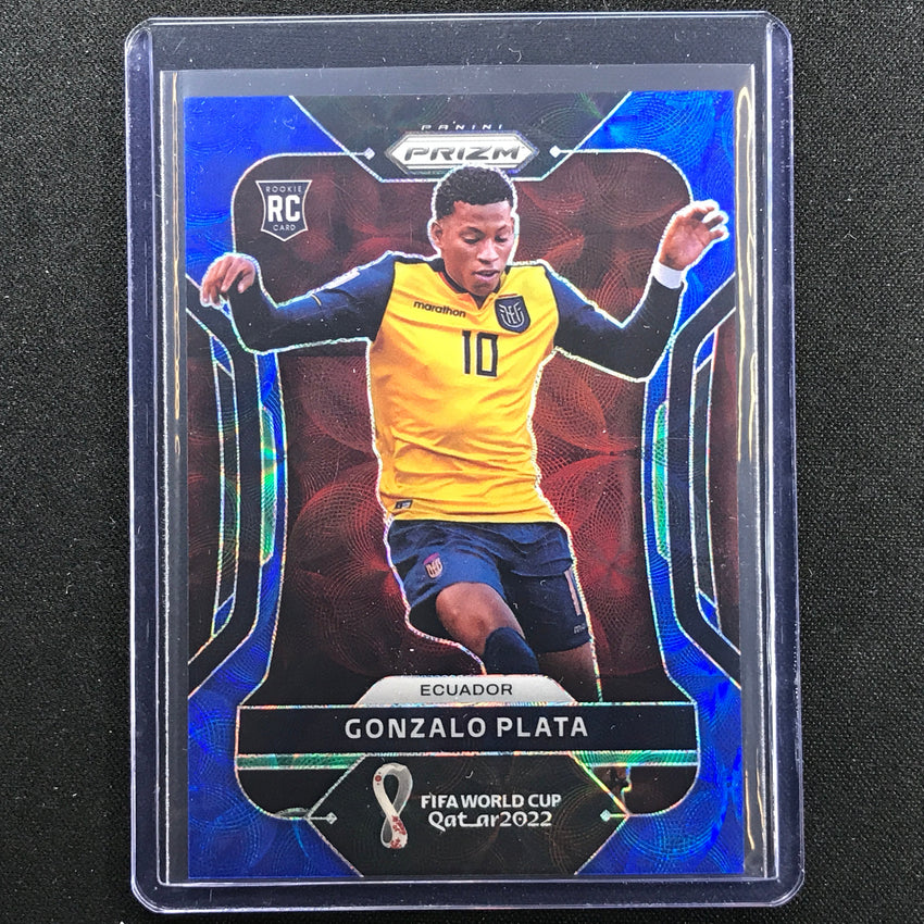 2022 Prizm Fifa World Cup Qatar Gonzalo Plata Rookie Choice Blue 33/135