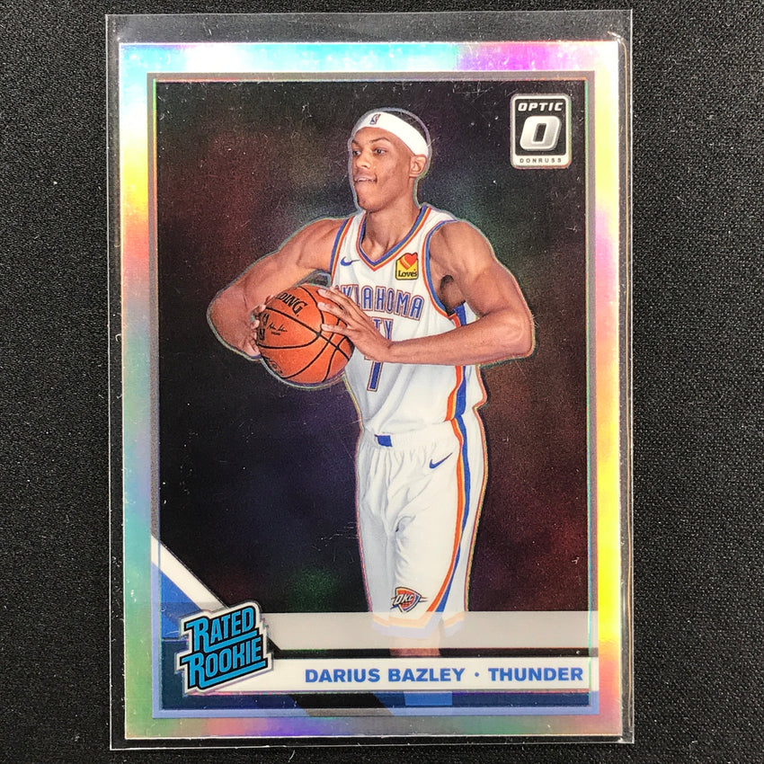 2019-20 Donruss Optic DARIUS BAZLEY Rated Rookie Holo Silver Prizm #156