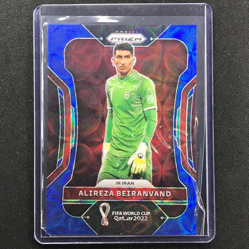 2022 Prizm Fifa World Cup Qatar Alireza Beiranvand Choice Blue Scope 17/135