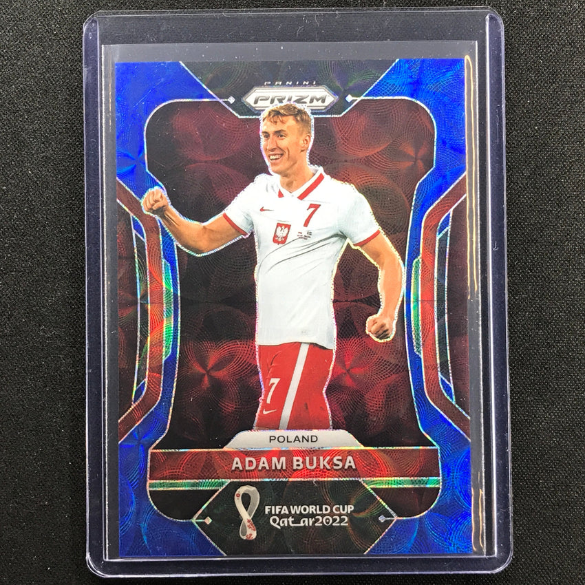 2022 Prizm Fifa World Cup Qatar Adam Buksa Choice Blue Scope 50/135