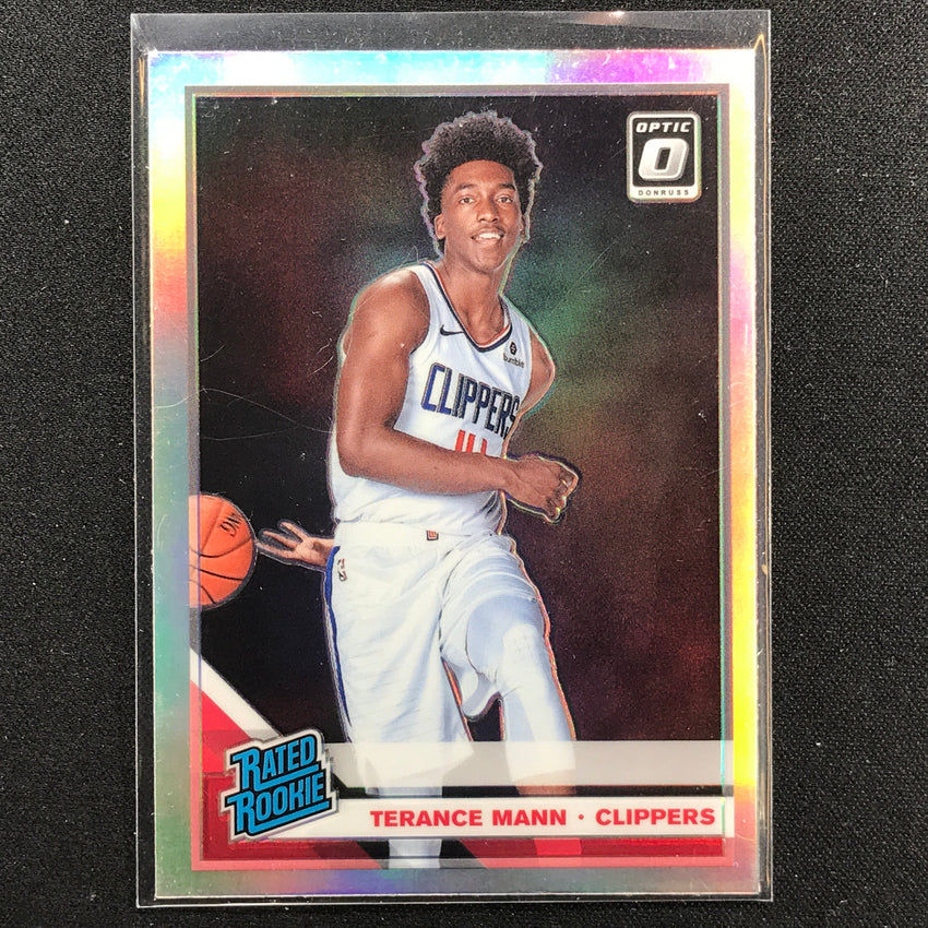 2019-20 Donruss Optic TERANCE MANN Rated Rookie Holo Silver Prizm #165