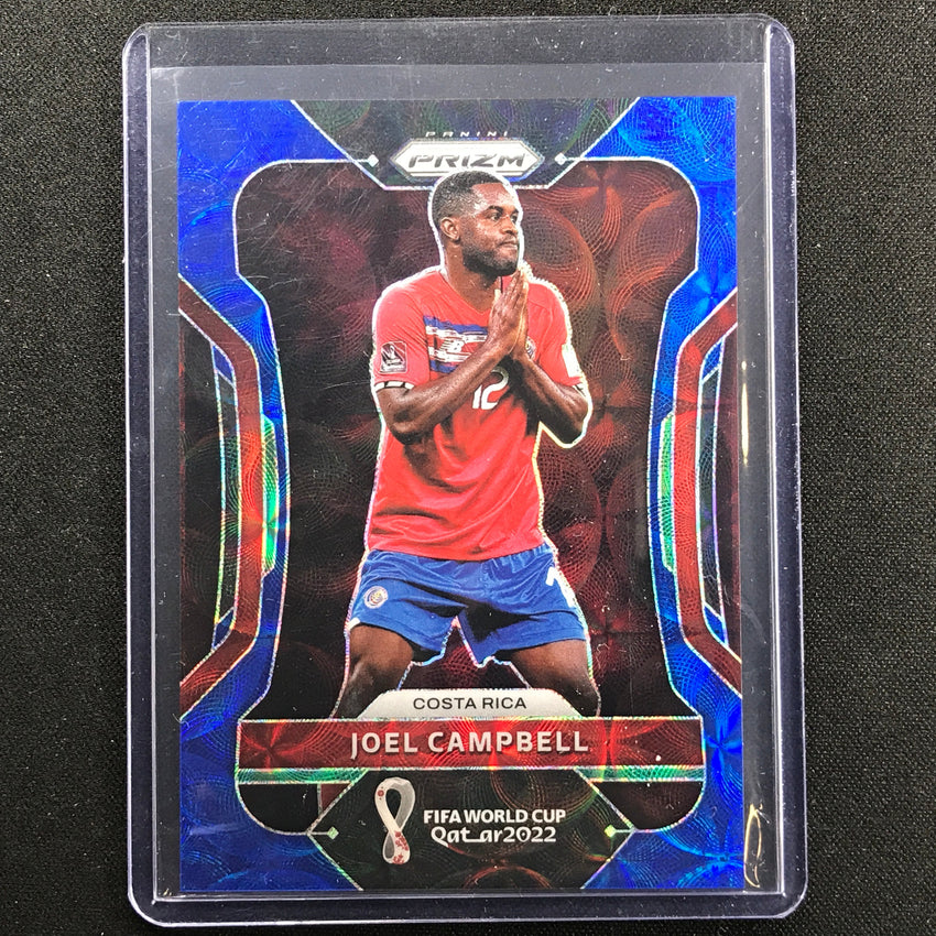 2022 Prizm Fifa World Cup Qatar Joel Campbell Choice Blue Scope 96/135