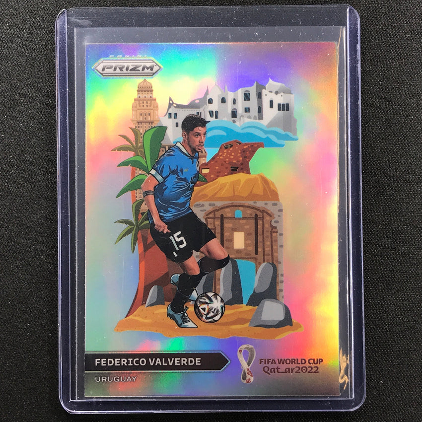 2022 Prizm FIFA World Cup Qatar FEDERICO VALVERDE National Landmarks SSP #29