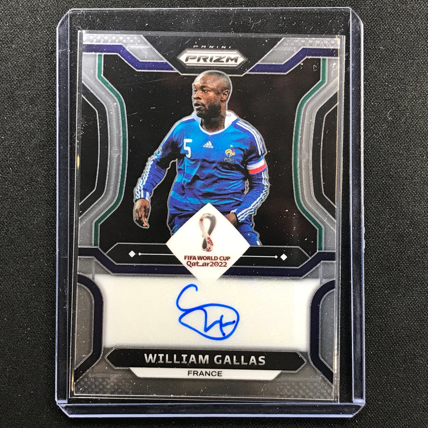 2022 Prizm Fifa World Cup Qatar William Gallas Signatures Auto No Wg C