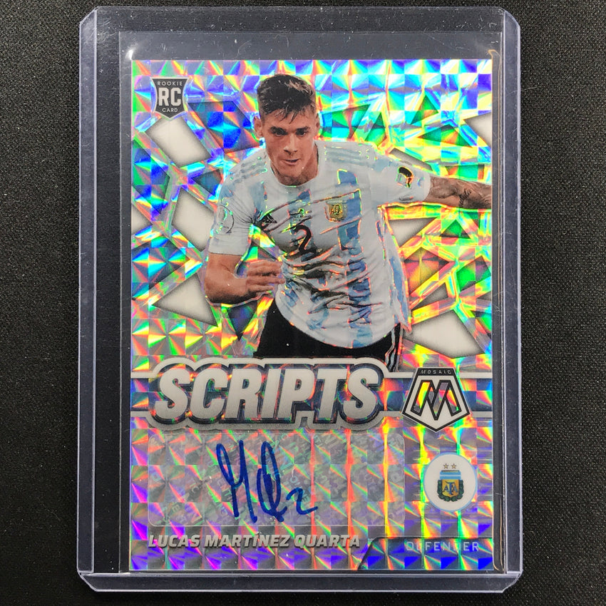 2021-22 Mosaic Fifa World Cup Qatar Lucas Martinez Quarta Scripts Auto No Lmq B