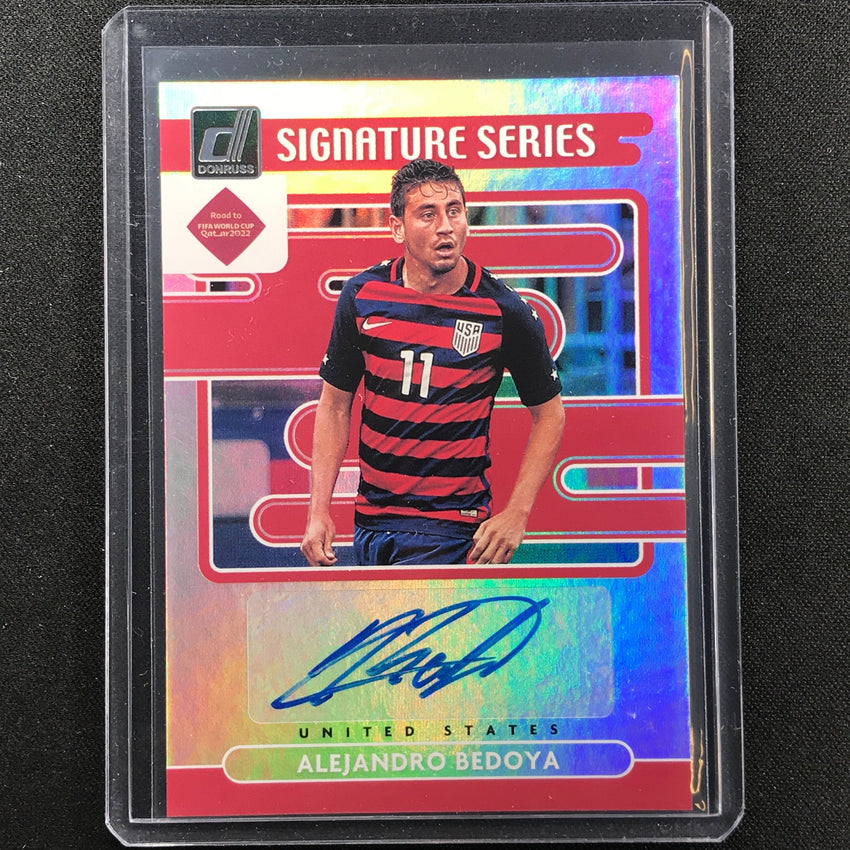 2021-22 Donruss Road To Qatar Alejandro Bedoya Signature Series Auto No Abe B